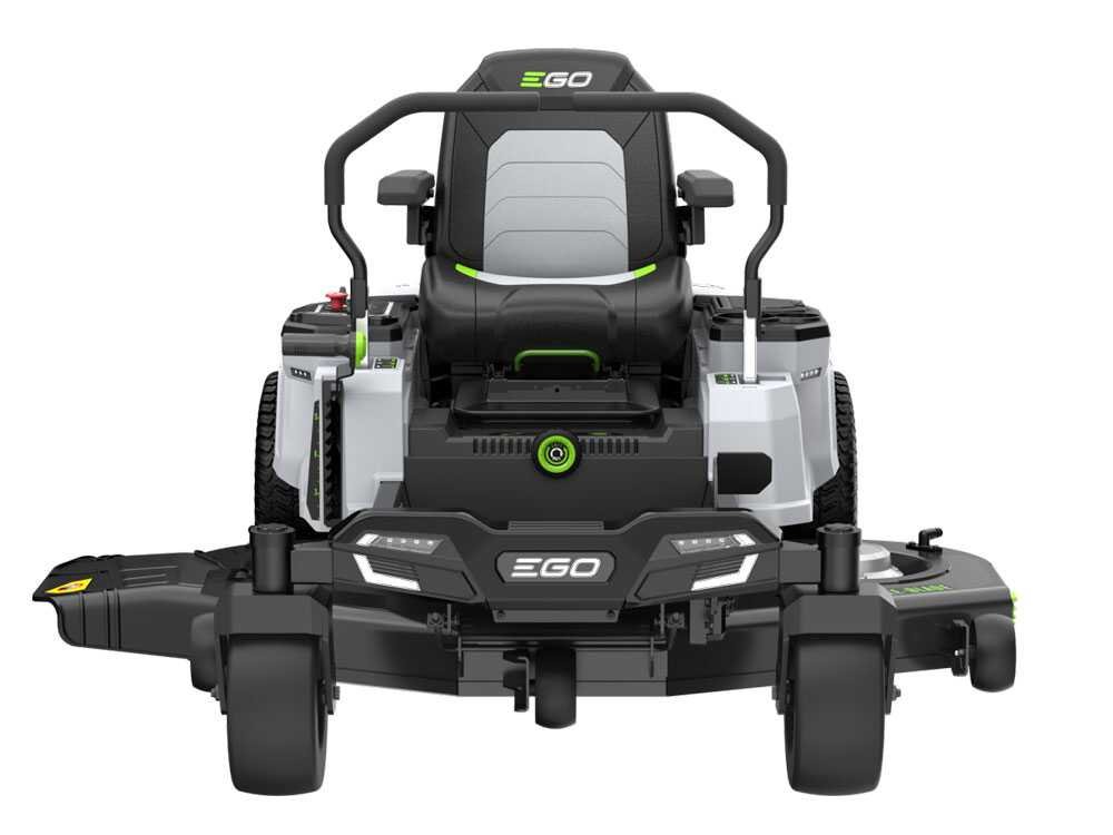 ego z6 zero turn zt5201e l tracteur tondeuse à batterie 56 v 40 ah rayon de braquage zéro