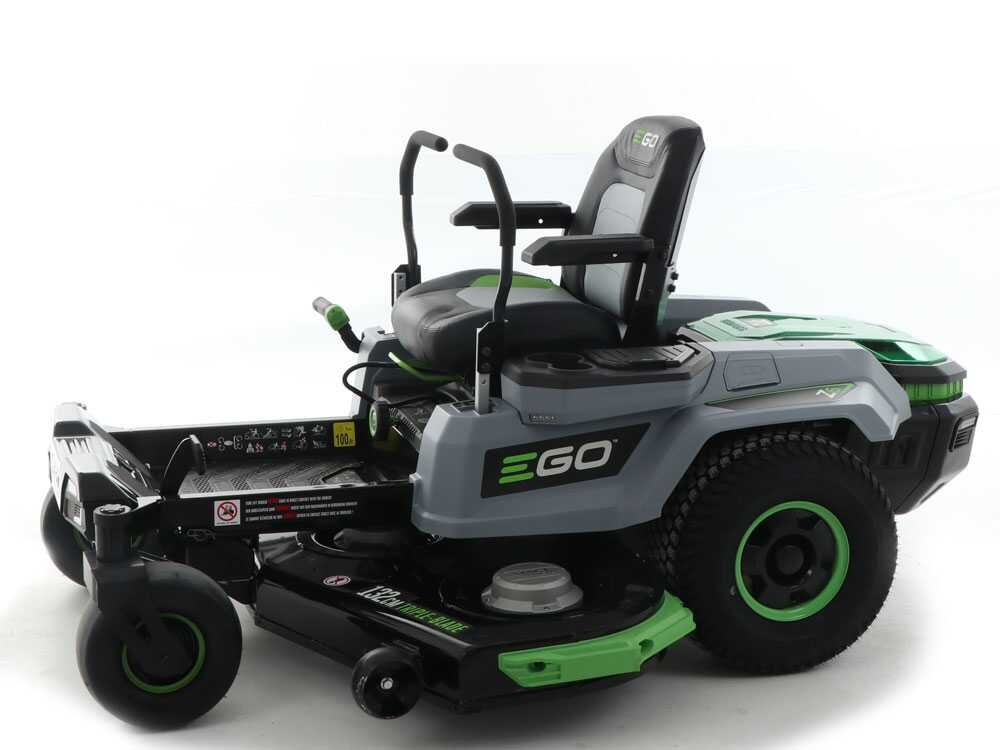 ego z6 zero turn zt5201e l tracteur tondeuse à batterie 56 v 40 ah rayon de braquage zéro