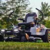 ego zt4201e l z6 tracteur tondeuse à batterie 56v 40ah zéro rayon de braquage - Machines territoires ego zt4201e l z6 tracteur tondeuse à batterie 56v 40ah zéro rayon de braquage