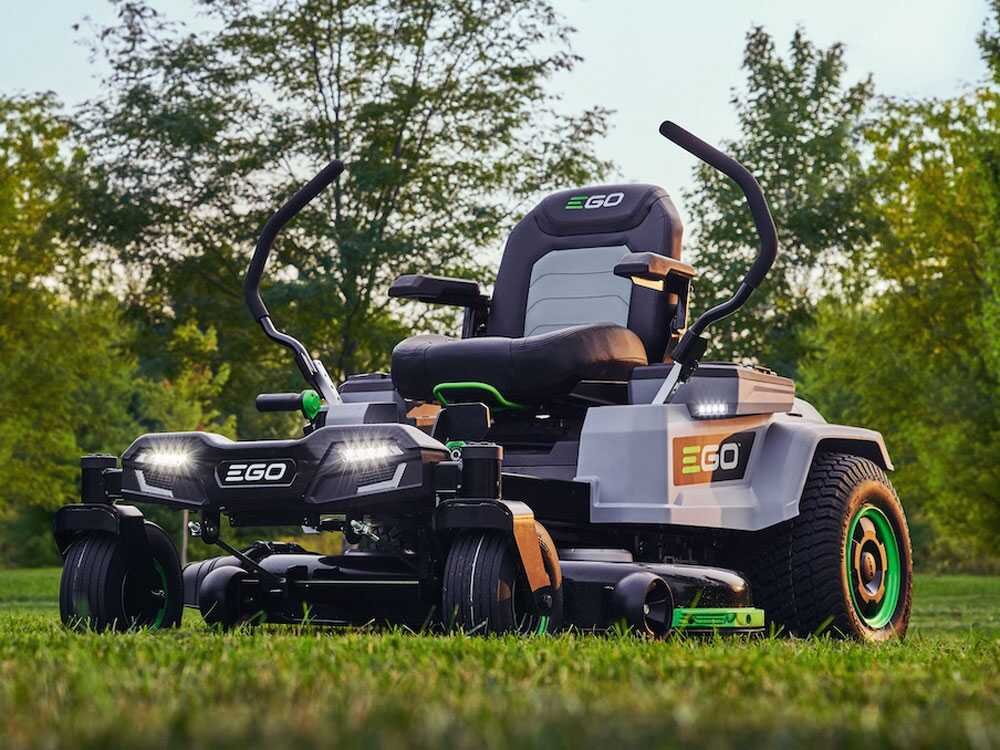 ego zt4201e l z6 tracteur tondeuse à batterie 56v 40ah zéro rayon de braquage