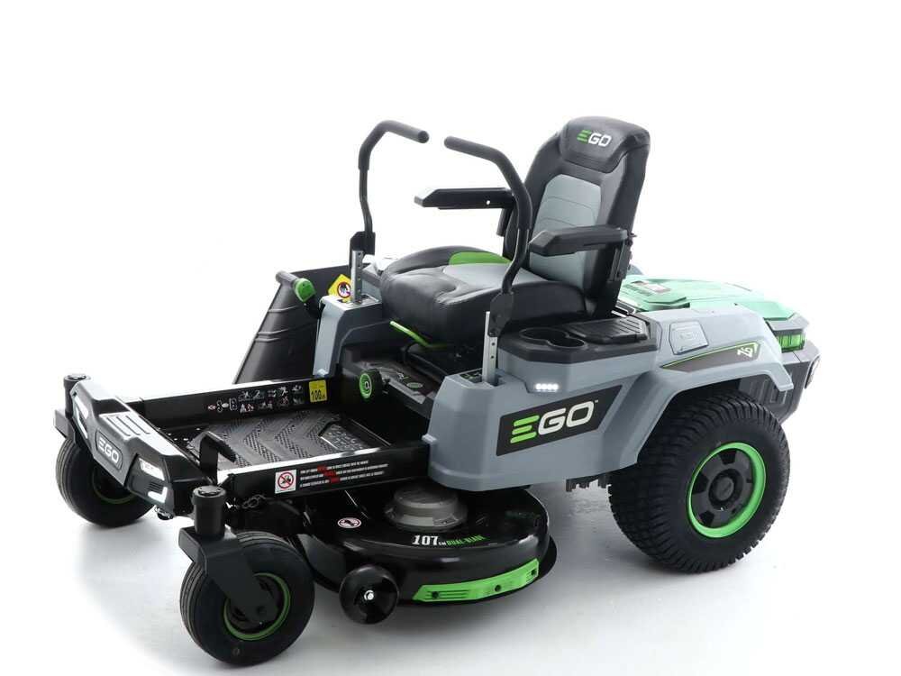 ego zt4201e l z6 tracteur tondeuse à batterie 56v 40ah zéro rayon de braquage