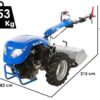 euromech blitz 120 motoculteur diesel yagmur d460 12 cv démarrage électrique