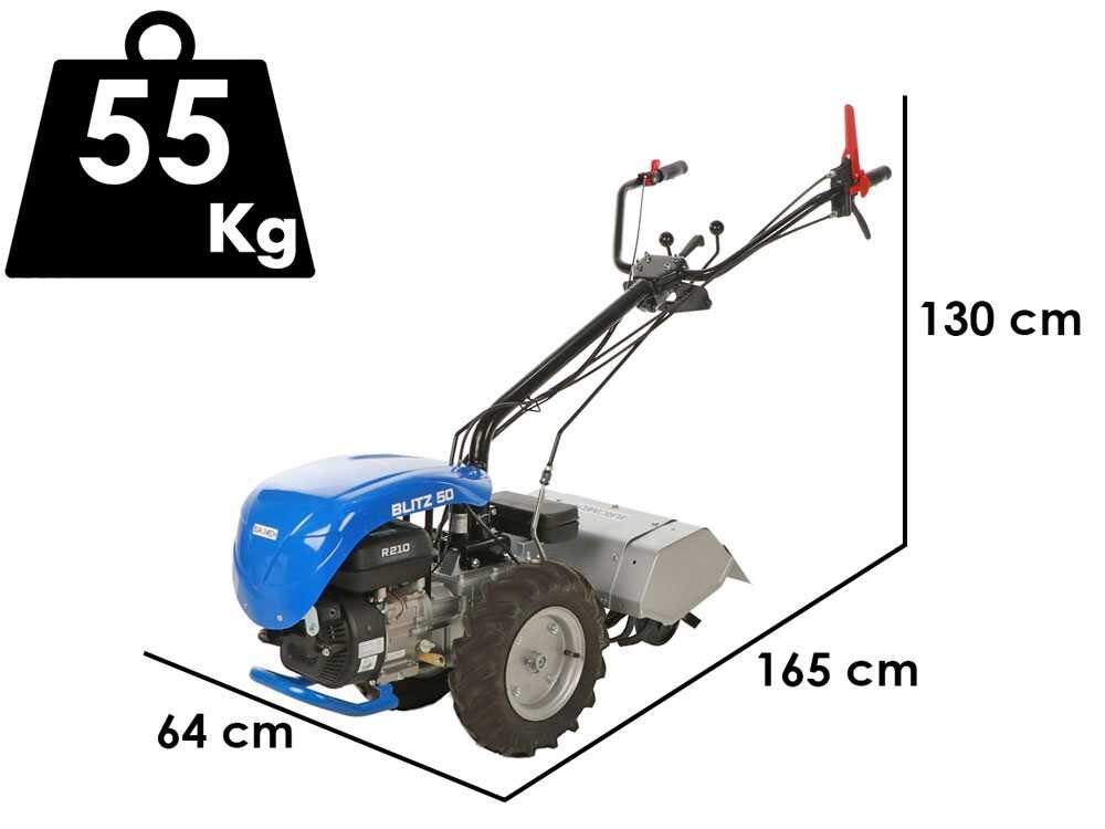 euromech blitz 50 motoculteur à essence yagmur r210 7 cv