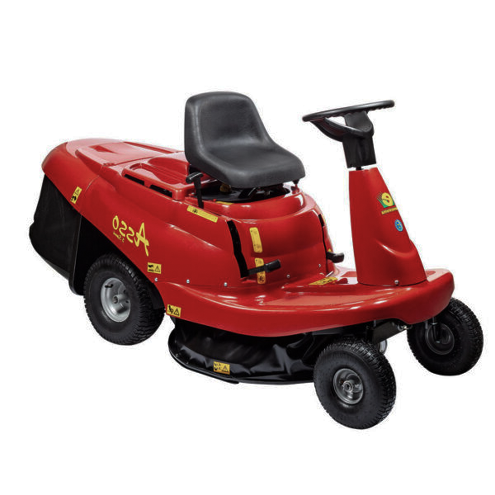 eurosystems asso 67 mini rider tracteur tondeuse rider moteur b&s 21r5 power built 344 cm3 7.7 kw