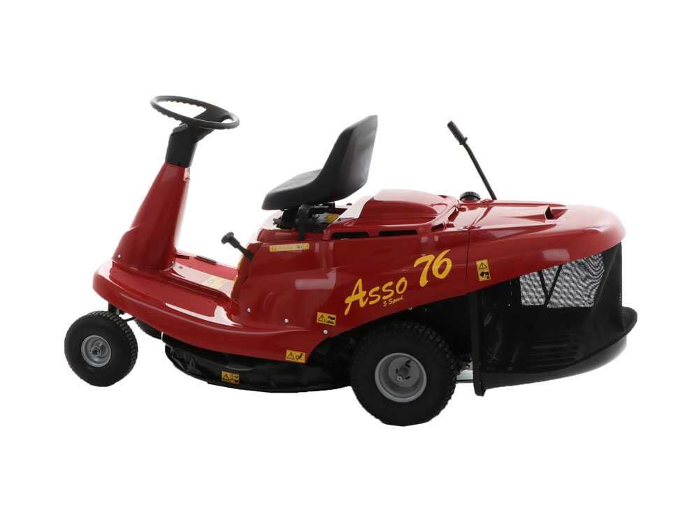 eurosystems asso 76 mini rider tondeuse rider autoportée boîte de vitesse manuelle largeur de coupe 76 cm - Machines territoires eurosystems asso 76 mini rider tondeuse rider autoportée boîte de vitesse manuelle largeur de coupe 76 cm