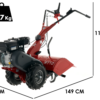 eurosystems rtt 2 sr motoculteur à essence brigs&stratton cr950 7 cv