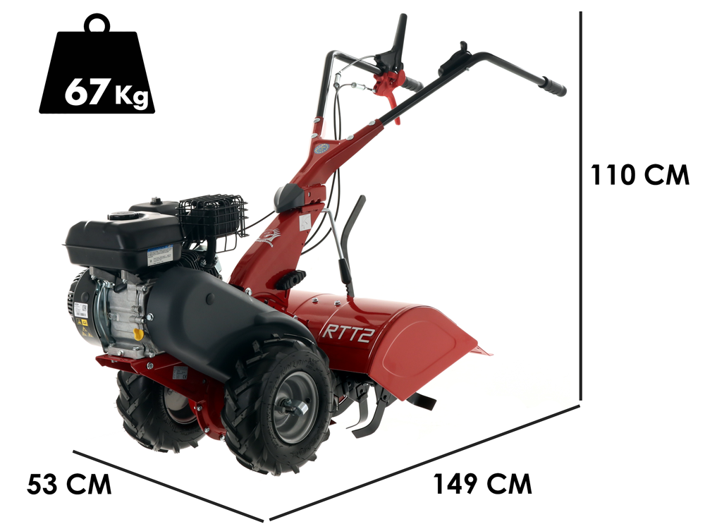 eurosystems rtt 2 sr motoculteur à essence brigs&stratton cr950 7 cv