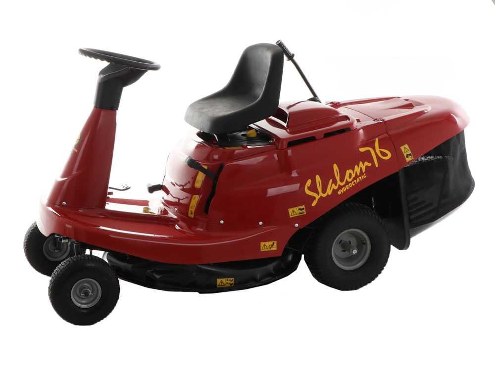 eurosystems slalom 76 tondeuse rider autoportée mini rider motore b&s intek 3130 avs boîte hydrostatique