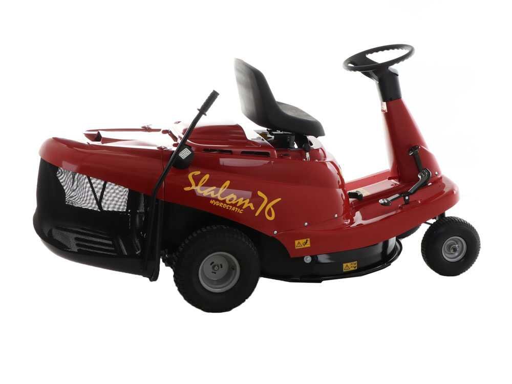 eurosystems slalom 76 tondeuse rider autoportée mini rider motore b&s intek 3130 avs boîte hydrostatique
