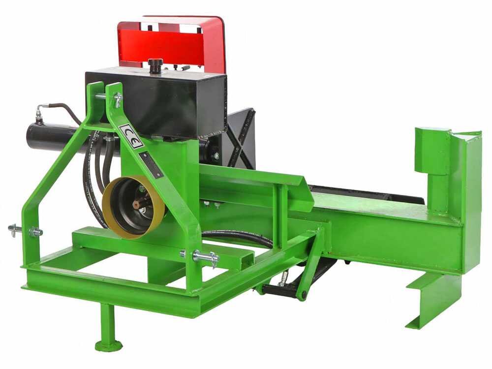 fendeuse à bois pour tracteur 25t horizontale plateforme de chargement hydraulique