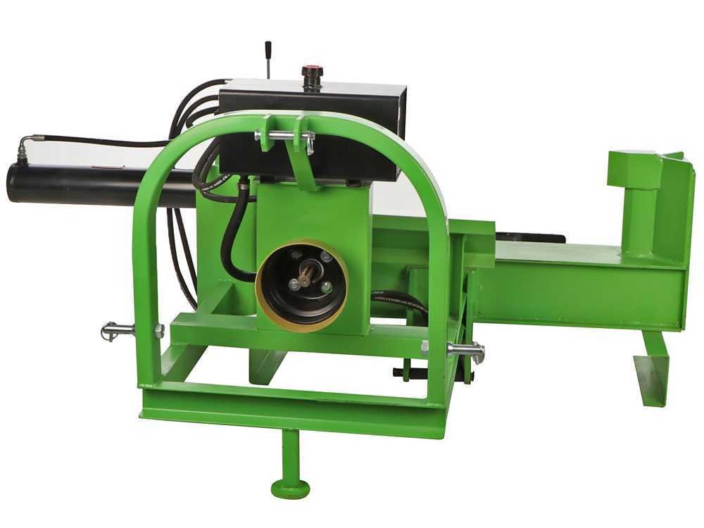 fendeuse à bois pour tracteur 25t horizontale plateforme de chargement hydraulique