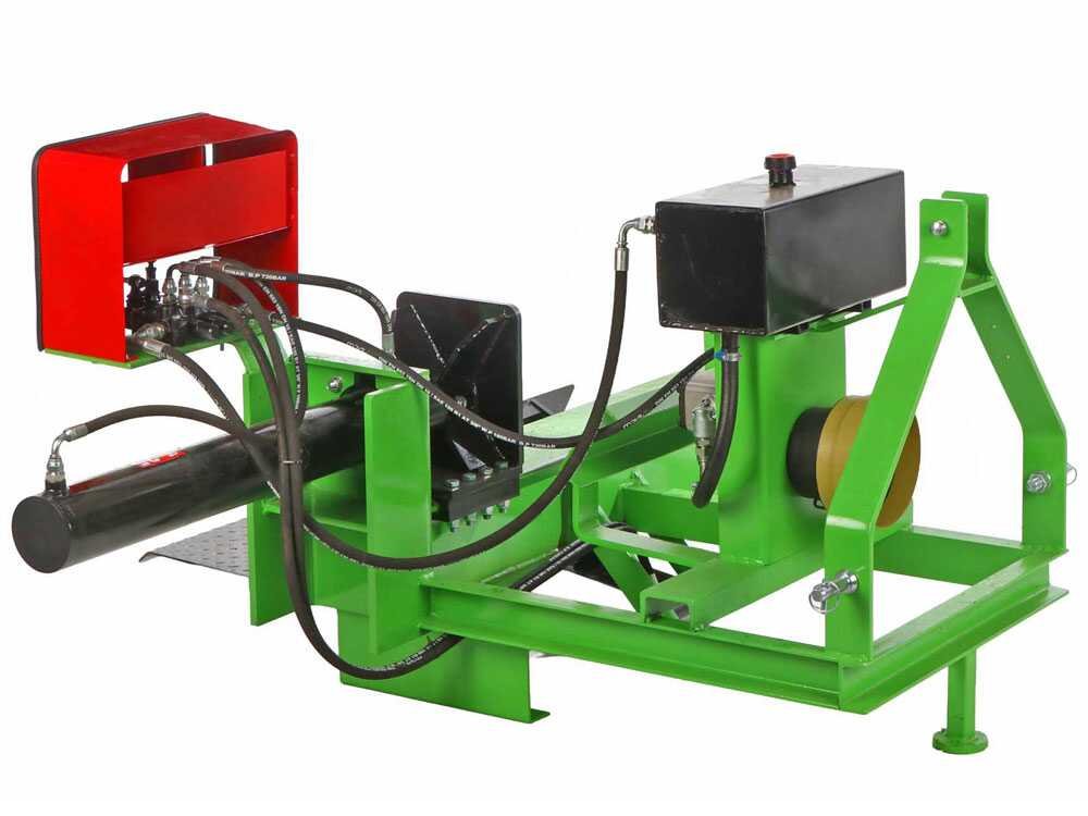 fendeuse à bois pour tracteur 25t horizontale plateforme de chargement hydraulique
