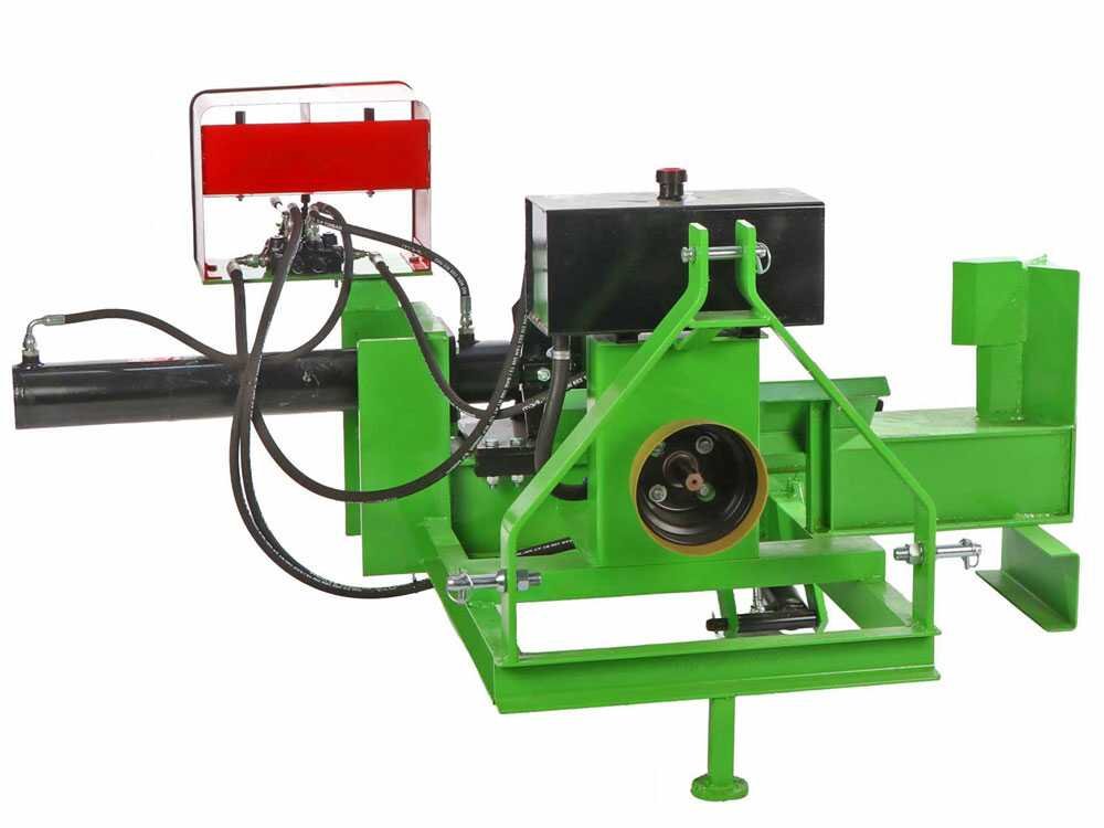 fendeuse à bois pour tracteur 25t horizontale plateforme de chargement hydraulique