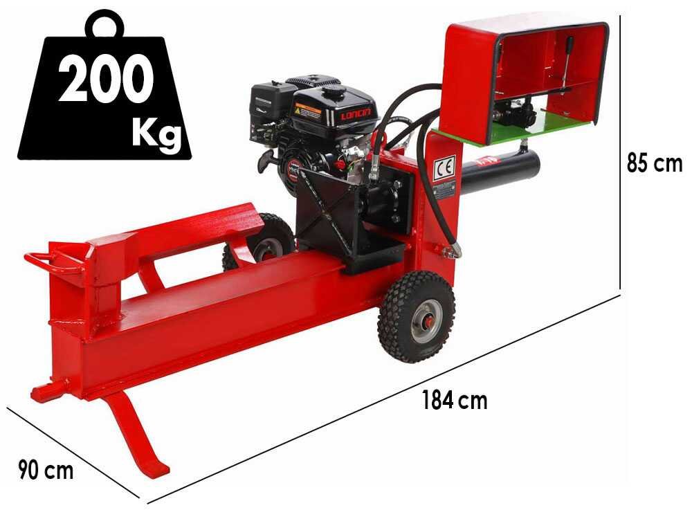 fendeuse à bois thermique 16t horizontale loncin 200f