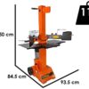 forest master fm8ve fendeuse à bois électrique verticale