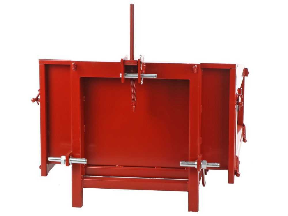 francini p 100 benne de chargement pour tracteur basculante 3 ridelles ouvrables