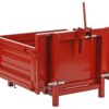 francini p 100 benne de chargement pour tracteur basculante 3 ridelles ouvrables