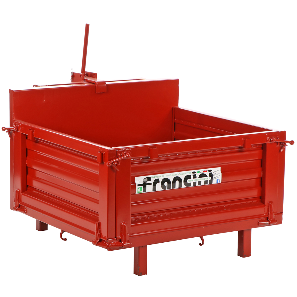 francini p 100 benne de chargement pour tracteur basculante 3 ridelles ouvrables francini p 100 benne de chargement pour tracteur basculante 3 ridelles ouvrables