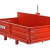 francini p 130 benne de chargement pour tracteur basculante 3 ridelles ouvrables
