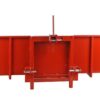 francini p 130 benne de chargement pour tracteur basculante 3 ridelles ouvrables
