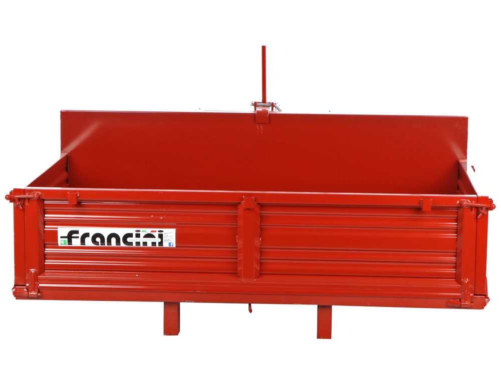 francini p 170 benne de transport pour tracteur basculante 3 ridelles ouvrables - Machines territoires francini p 170 benne de transport pour tracteur basculante 3 ridelles ouvrables