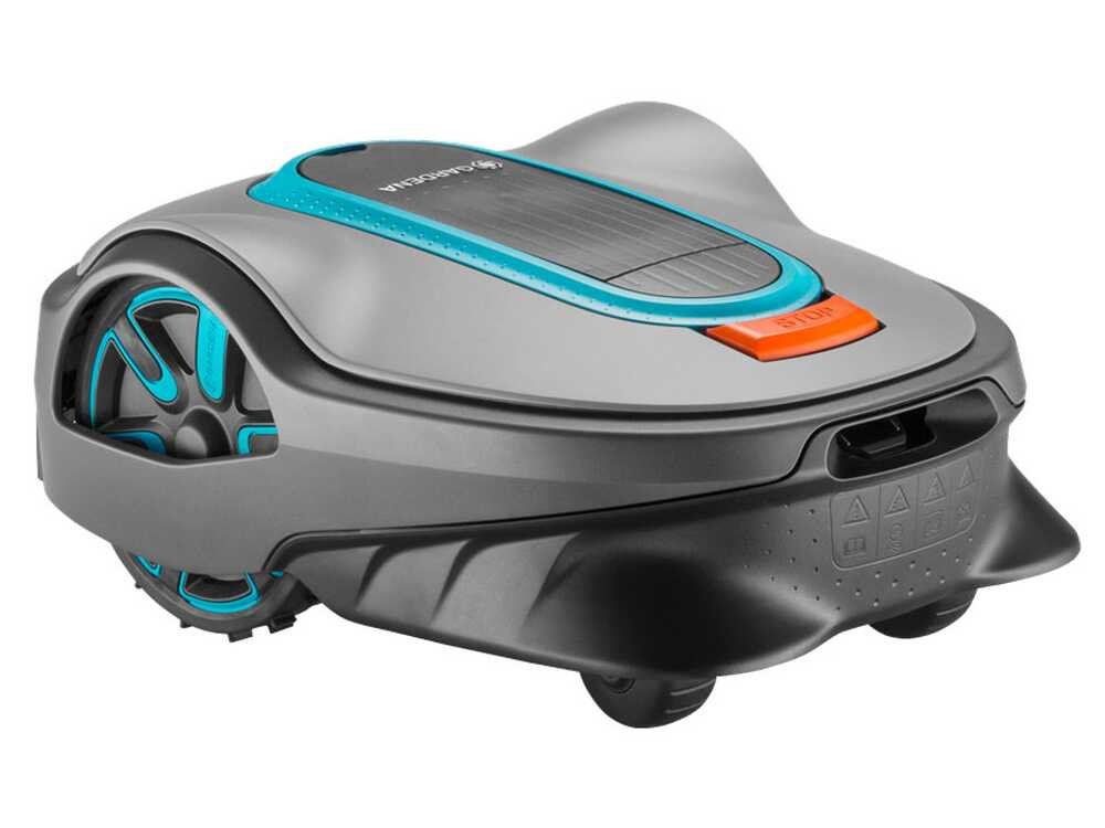 gardena sileno life 1250 robot tondeuse avec fil périphérique et batterie au lithium