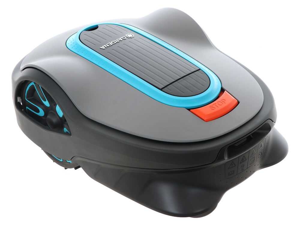 gardena sileno life 1250 robot tondeuse avec fil périphérique et batterie au lithium