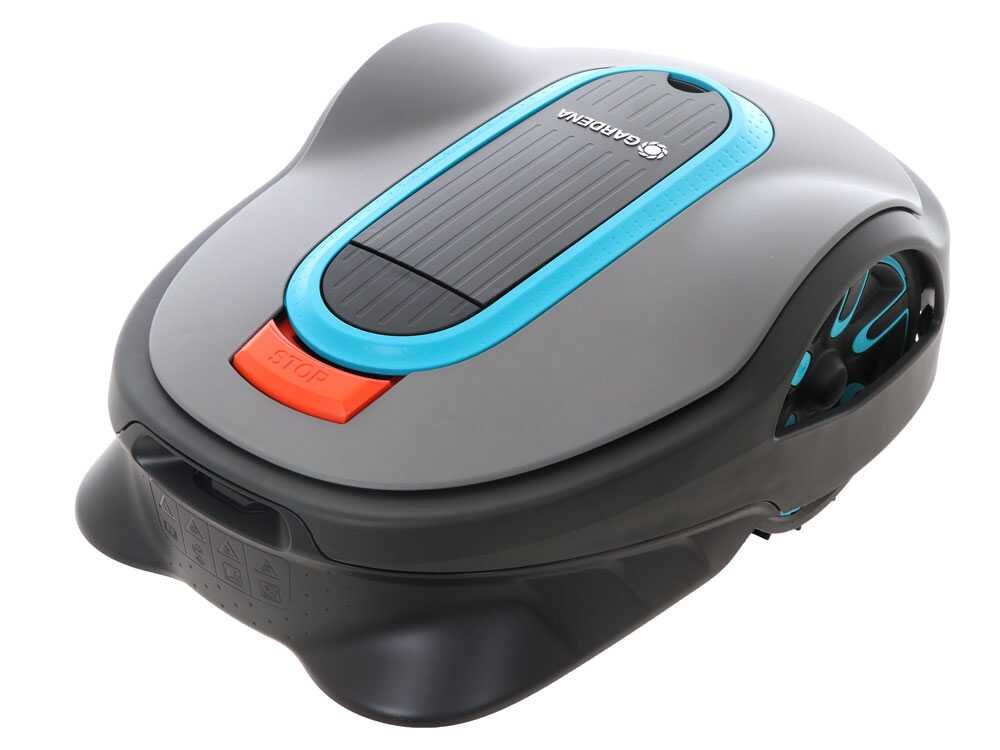 gardena sileno life 1250 robot tondeuse avec fil périphérique et batterie au lithium