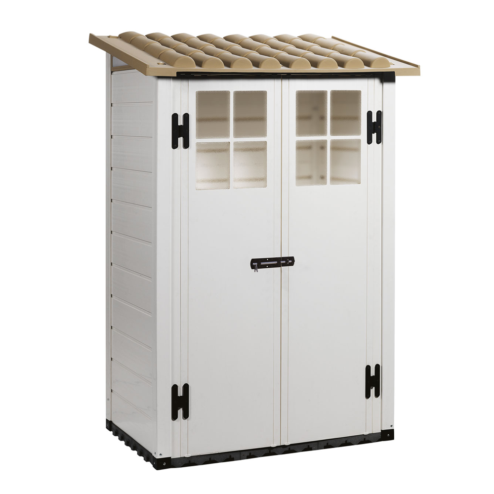 garofalo tuscany evo 100 abri de jardin avec fenêtres et porte à double battant 122 garofalo tuscany evo 100 abri de jardin avec fenêtres et porte à double battant 122