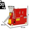 geotech ewpm120s presse à pellets monophasée fabrication de pellets pour le chauffage