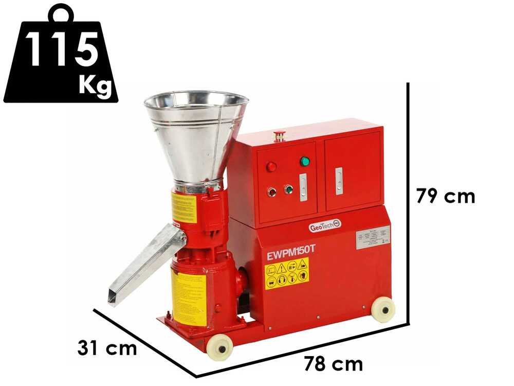 geotech ewpm150t presse à pellets triphasée fabrication de pellets pour le chauffage - Machines territoires geotech ewpm150t presse à pellets triphasée fabrication de pellets pour le chauffage