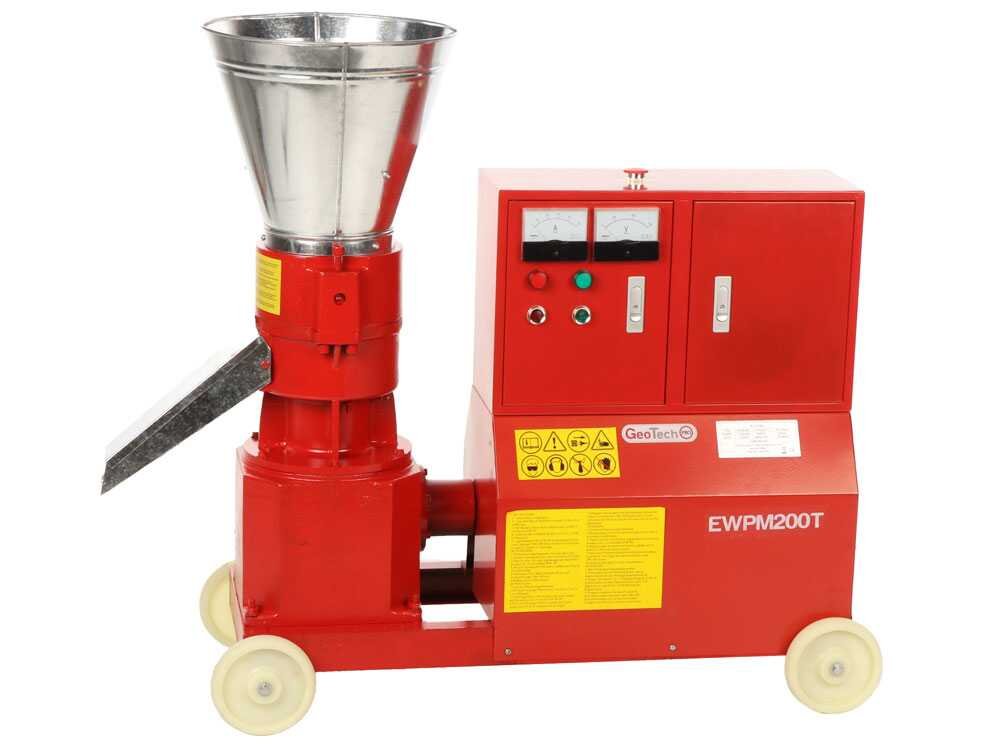 geotech ewpm200t presse à pellets triphasée fabrication de pellets pour le chauffage - Machines territoires geotech ewpm200t presse à pellets triphasée fabrication de pellets pour le chauffage