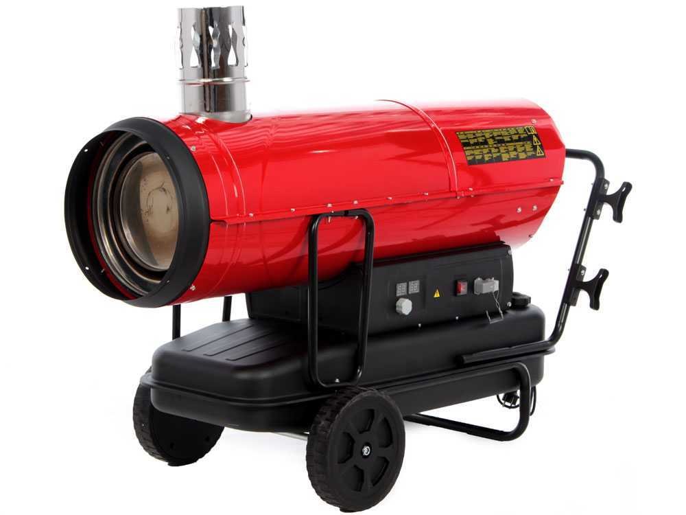 geotech idh 8000 générateur d'air chaud diesel à chauffage indirect sur chariot