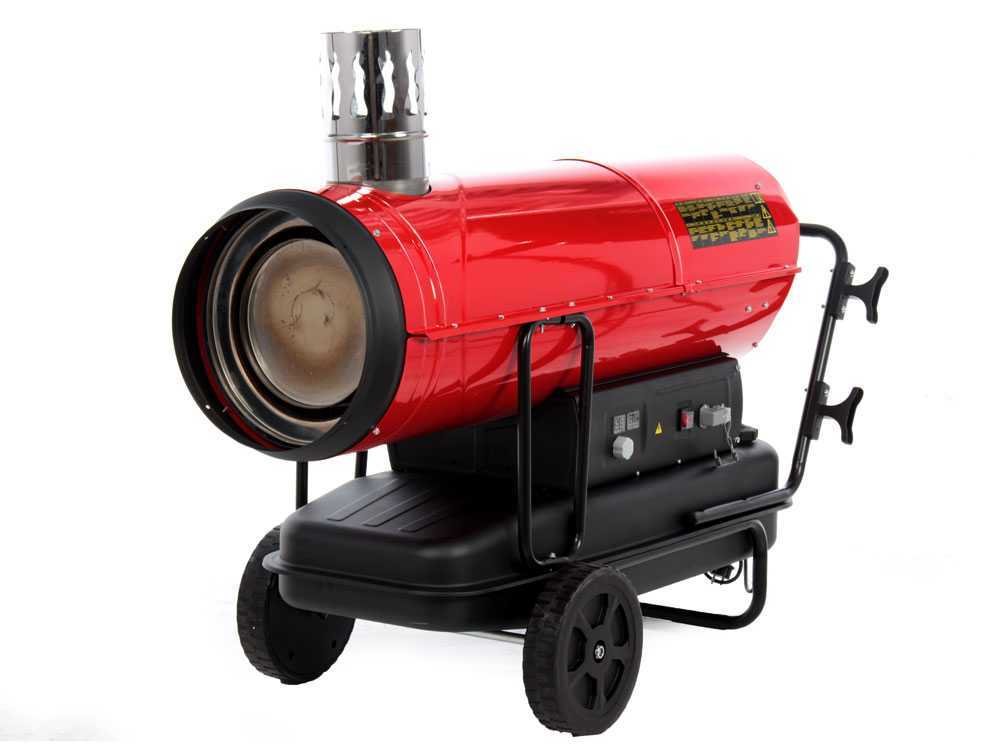 geotech idh 8000 générateur d'air chaud diesel à chauffage indirect sur chariot
