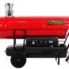 geotech idh 8000 générateur d'air chaud diesel à chauffage indirect sur chariot