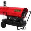 geotech idh 8000 générateur d'air chaud diesel à chauffage indirect sur chariot