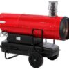 geotech idh 8000 générateur d'air chaud diesel à chauffage indirect sur chariot