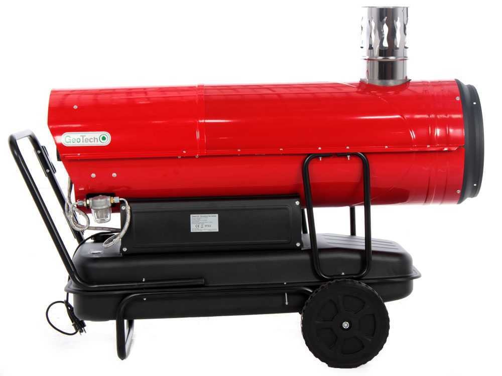 geotech idh 8000 générateur d'air chaud diesel à chauffage indirect sur chariot