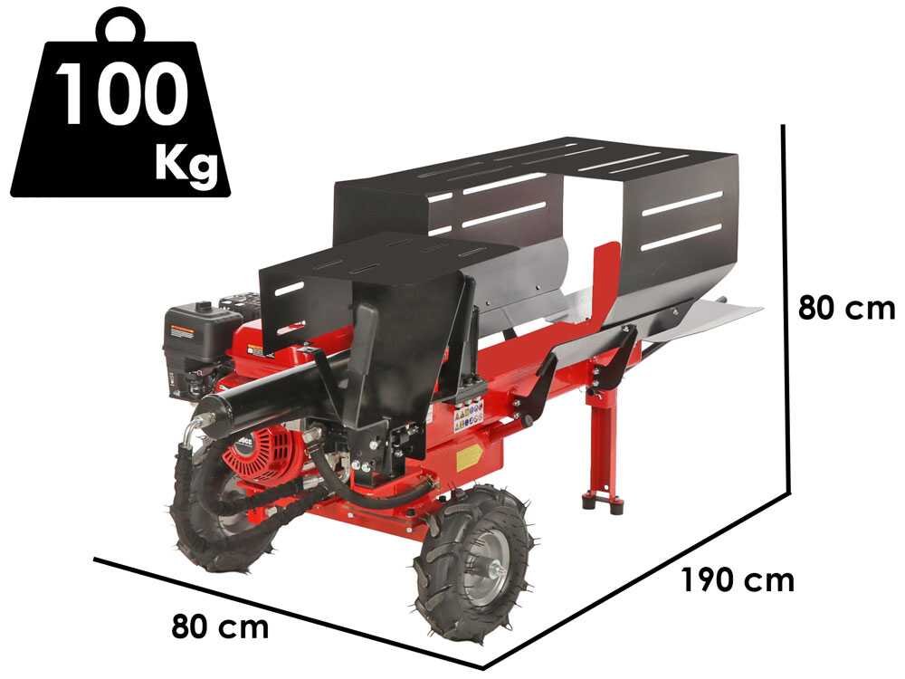 geotech ls12 50 hg fendeuse à bois thermique horizontale
