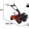 geotech mct 550 motoculteur à essence ducar dh212 fraise réversible 7 cv - Machines territoires geotech mct 550 motoculteur à essence ducar dh212 fraise réversible 7 cv