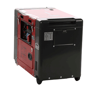 geotech pro dgp8000se 3 groupe électrogène 6 kw triphasé diesel insonorisé dém. électrique