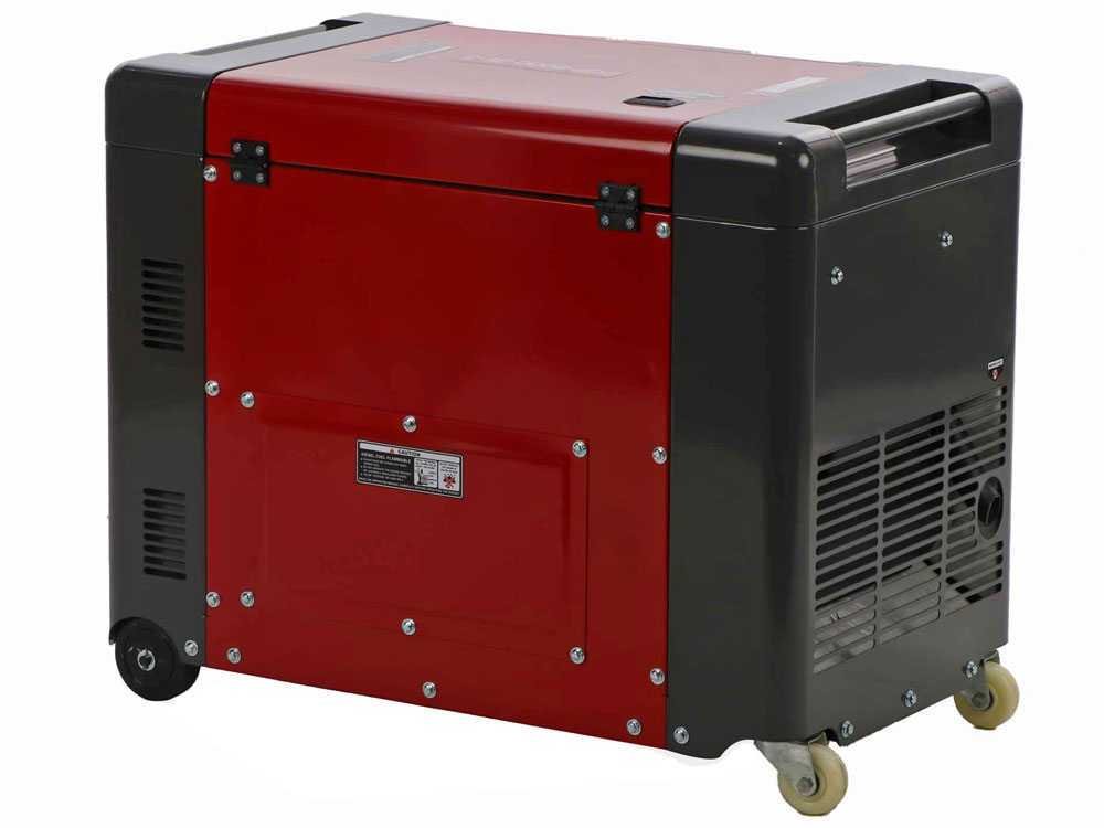 geotech pro dgp8000se 3 groupe électrogène 6 kw triphasé diesel insonorisé dém. électrique