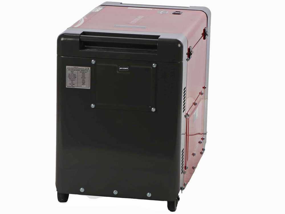 geotech pro dgp8000se 3 groupe électrogène 6 kw triphasé diesel insonorisé dém. électrique