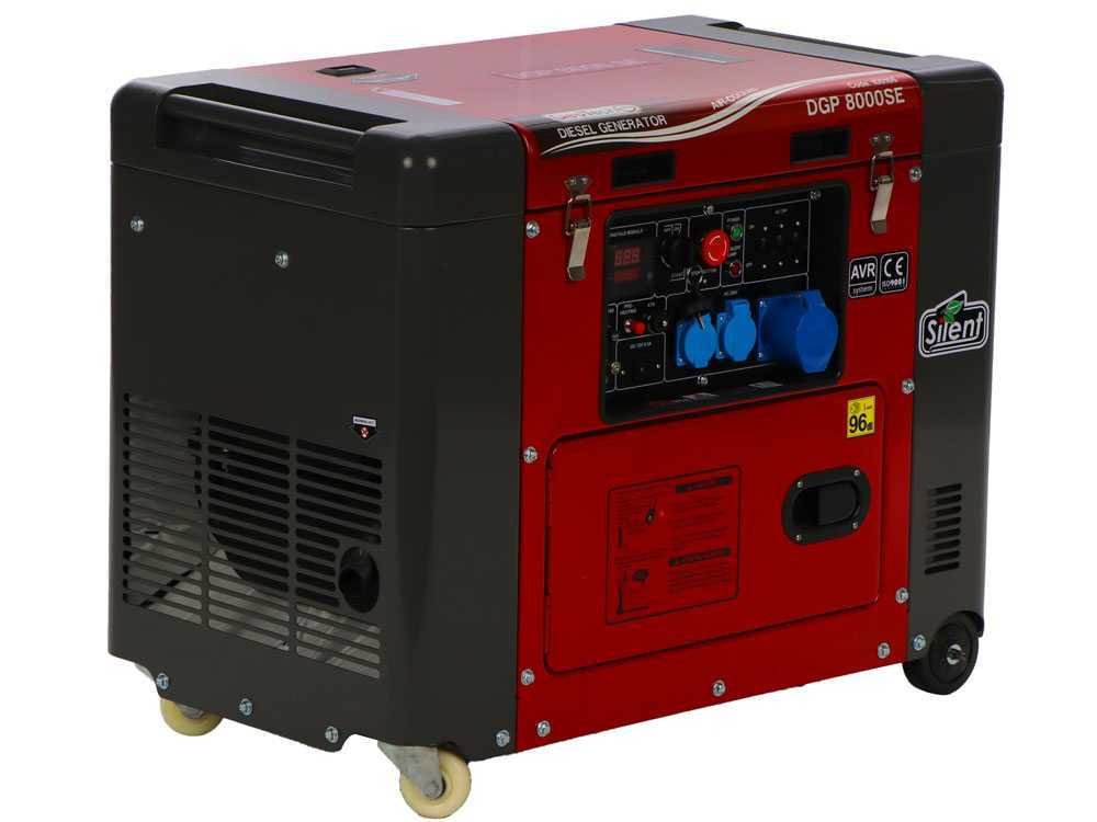 geotech pro dgp8000se groupe électrogène 6 kw monophasé diesel insonorisé