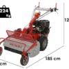 geotech pro gfm 760 bs e tondeuse débroussailleuse à couteaux b&s xr2100