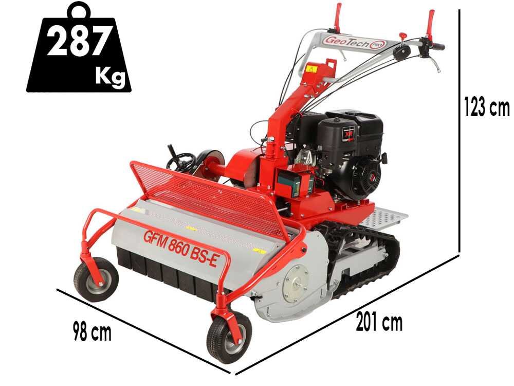 geotech pro gfm 860 bs e tondeuse débroussailleuse à couteaux b&s xr2100 - Machines territoires geotech pro gfm 860 bs e tondeuse débroussailleuse à couteaux b&s xr2100
