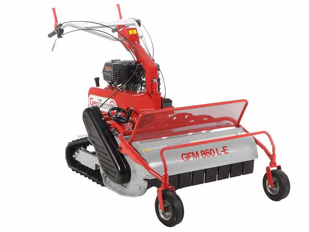 geotech pro gfm 860 l e tondeuse débroussailleuse à couteaux loncin g420fd