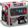 geotech pro ggp 9500 3 esa groupe électrogène sur chariot avec avr dém. électrique 7.8 kw continue 7.5 kw + ats