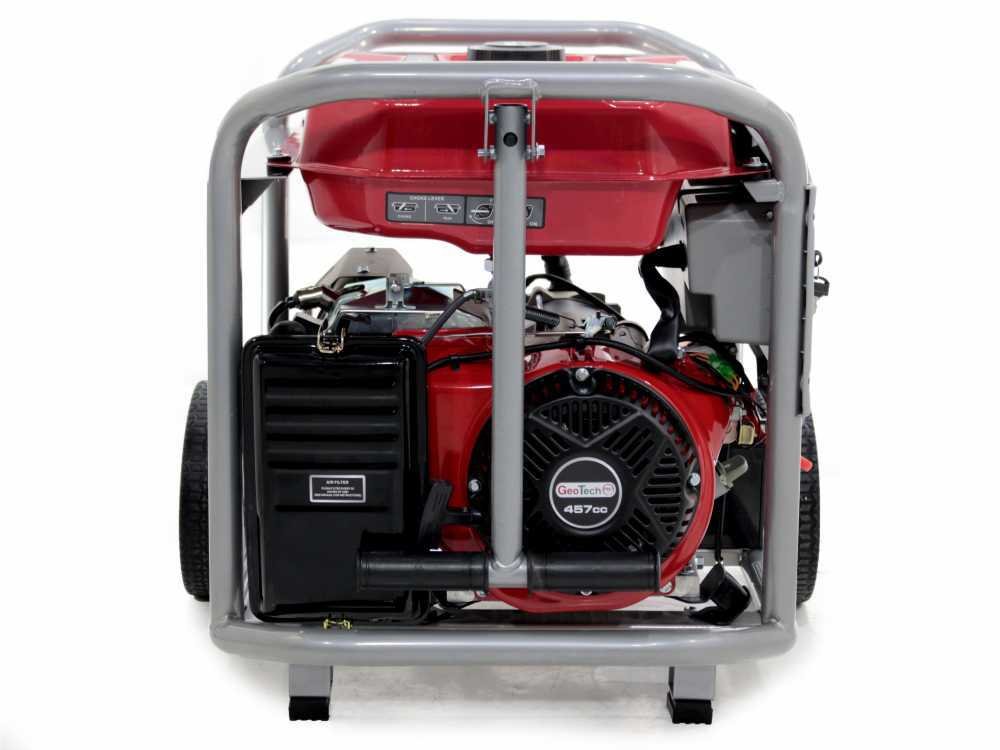 geotech pro ggp 9500 3 esa groupe électrogène sur chariot avec avr dém. électrique 7.8 kw continue 7.5 kw + ats