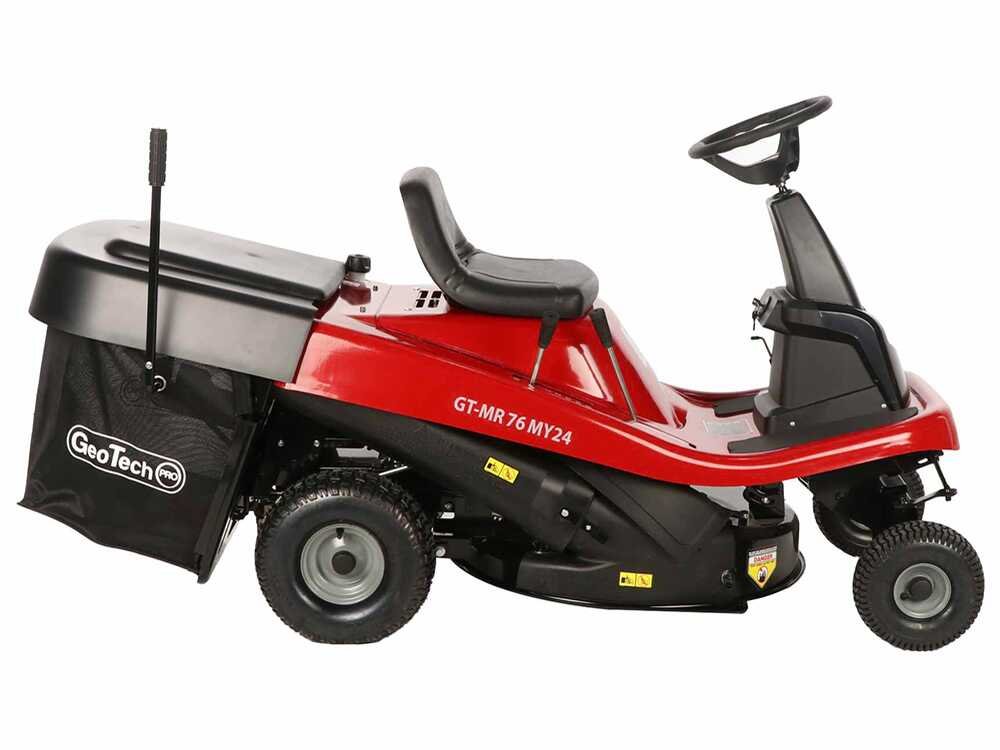 geotech pro gt mr 76 tracteur tondeuse moteur 432 cm3 démarrage électrique
